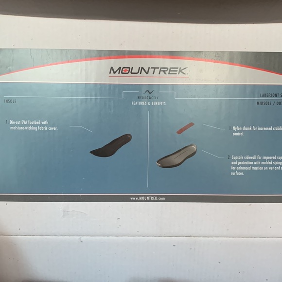 Mountrek Leather boat shoes size 10.5 - Picture 2 of 6